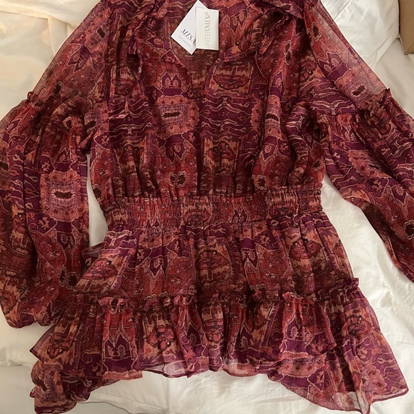 Misa Los Angeles Teya Dress Septima Tapestry sz. XL - Picture 2 of 3